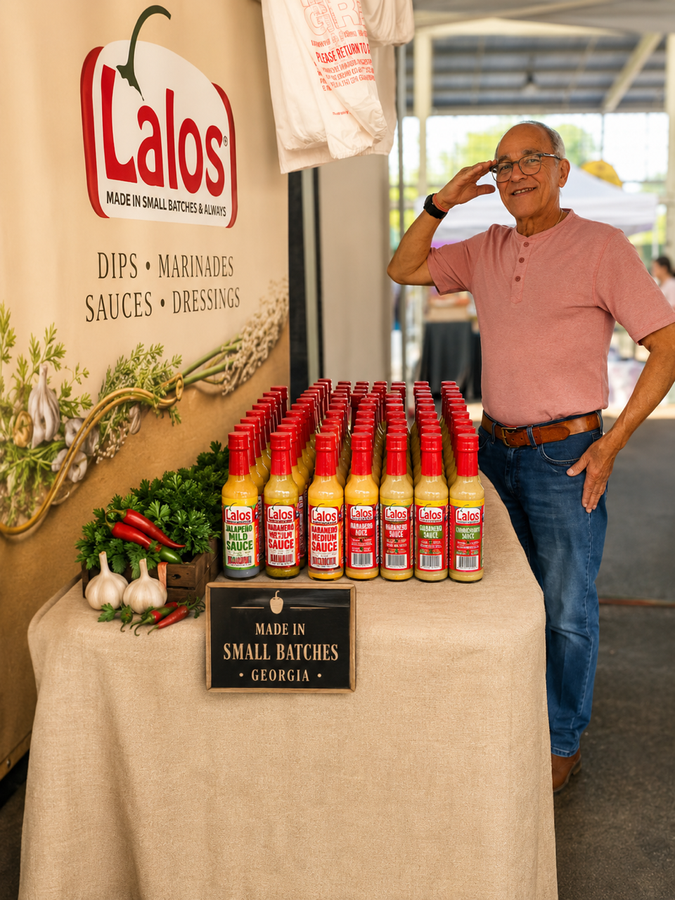 Lalos Sauce market to table photo 6